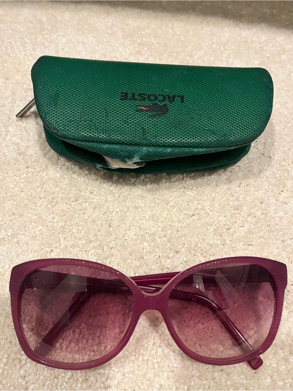Lacoste Pink/Purple Gradient Women's Sunglasses